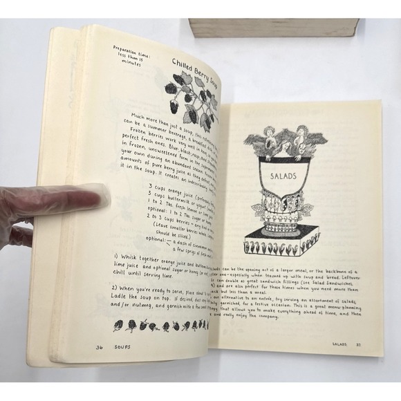 Moosewood Cookbook (Rev) Enchanted Broccoli Forest Katzen PB 1982/1992 Lot of 2 - Picture 6 of 16